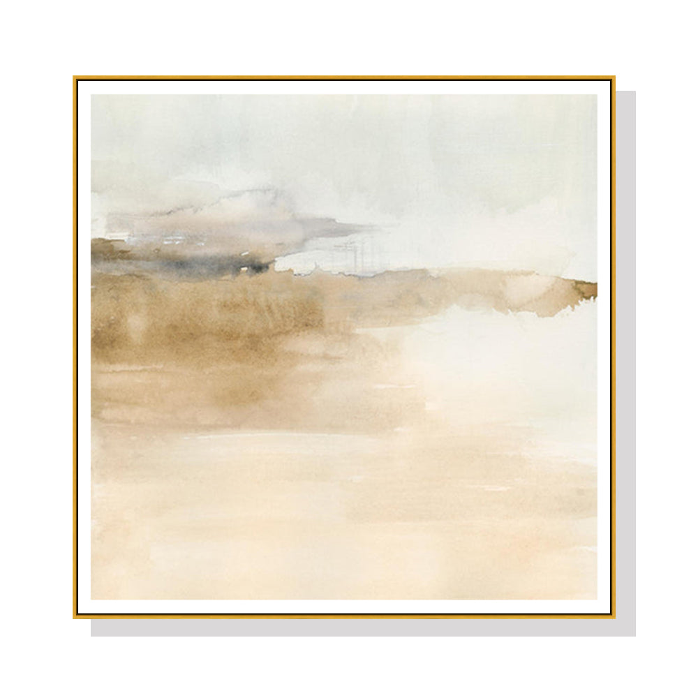 Atmospheric Edge II Canvas Art with Golden Frame - 70cm x 70cm