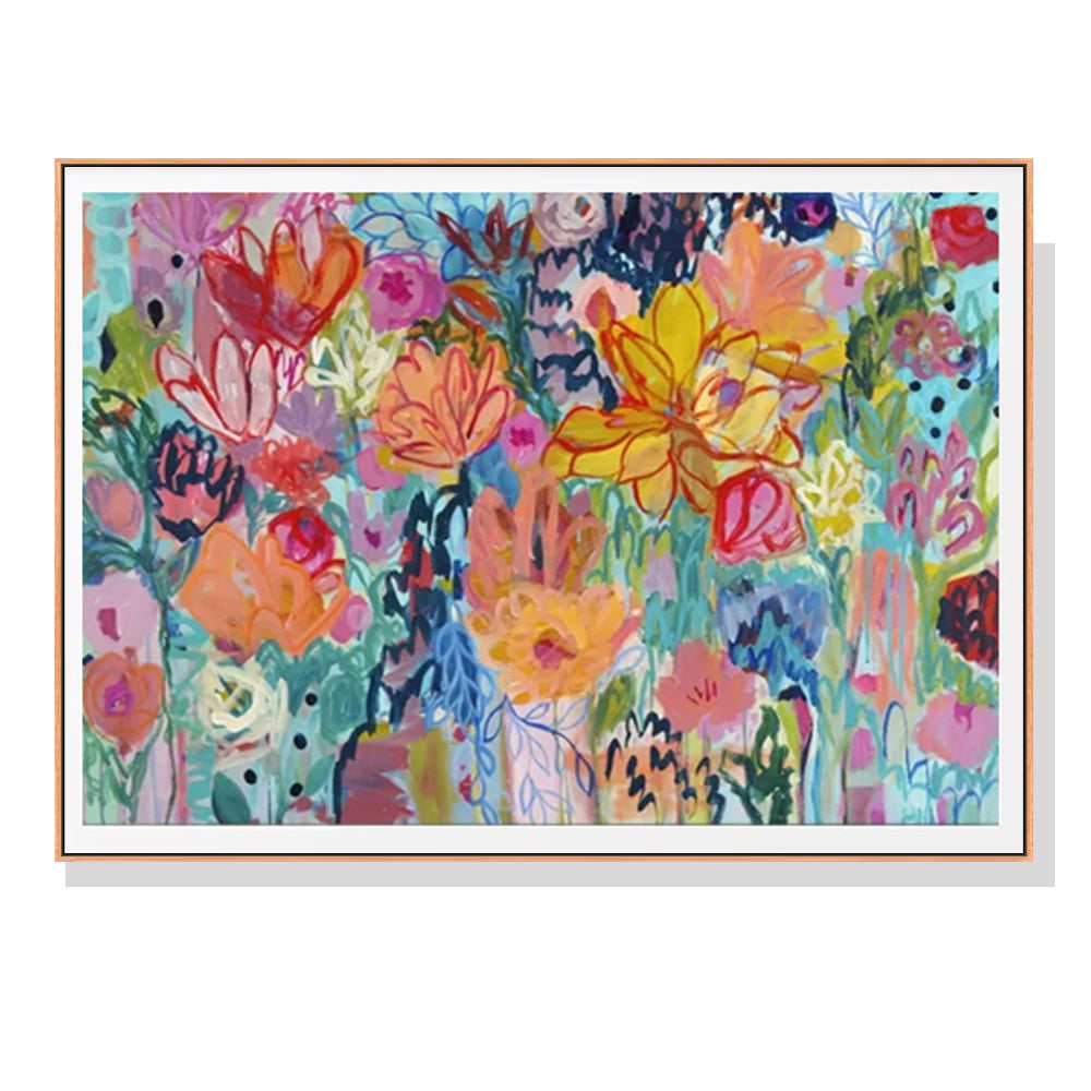 Carrie Schmitt Canvas Wall Art with Wooden Floating Frame - 90cm x 135cm