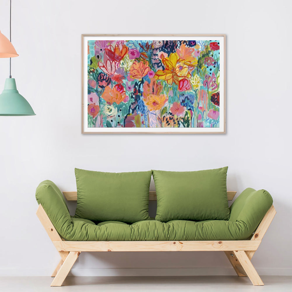 Carrie Schmitt Canvas Wall Art with Wooden Floating Frame - 90cm x 135cm