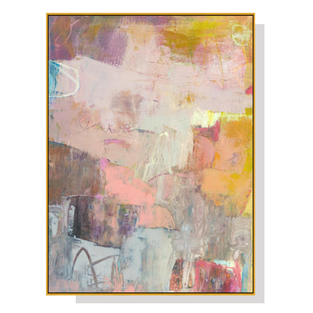 Lann II Gold Framed Canvas Art - 40cm x 60cm