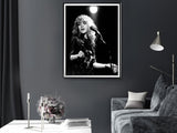 Stevie Nicks Concert Canvas Art - 70cm x 100cm Framed Print with Floating Effect