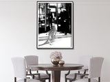 Luxury Leopard Jewelry Shop Canvas Art Print - 90cm x 135cm Framed Wall Decor