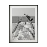 Vintage Feminist Fashion Canvas Wall Art - 40cm x 60cm with Black Floating Frame