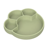 Remi Silicone Divider Plate - Avocado Cream