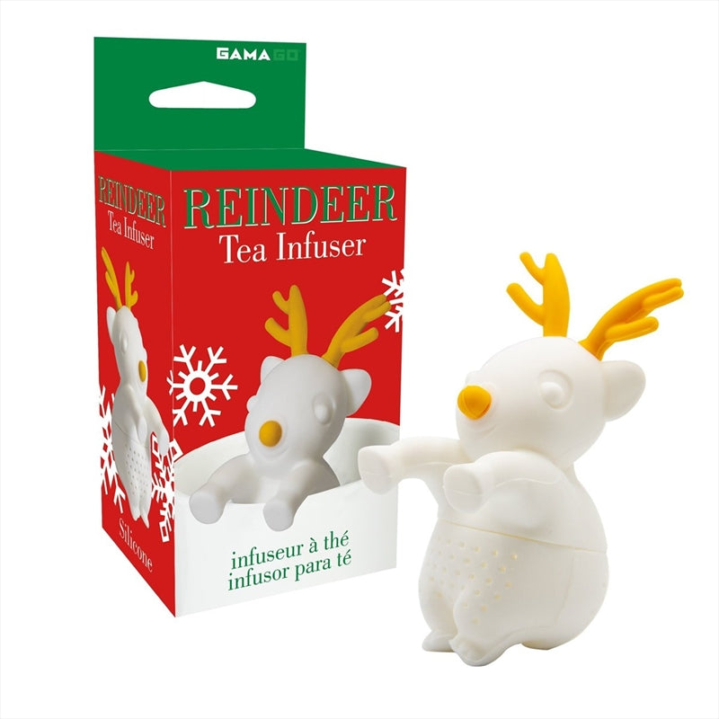 Festive Reindeer Tea Infuser for Holiday Brewing