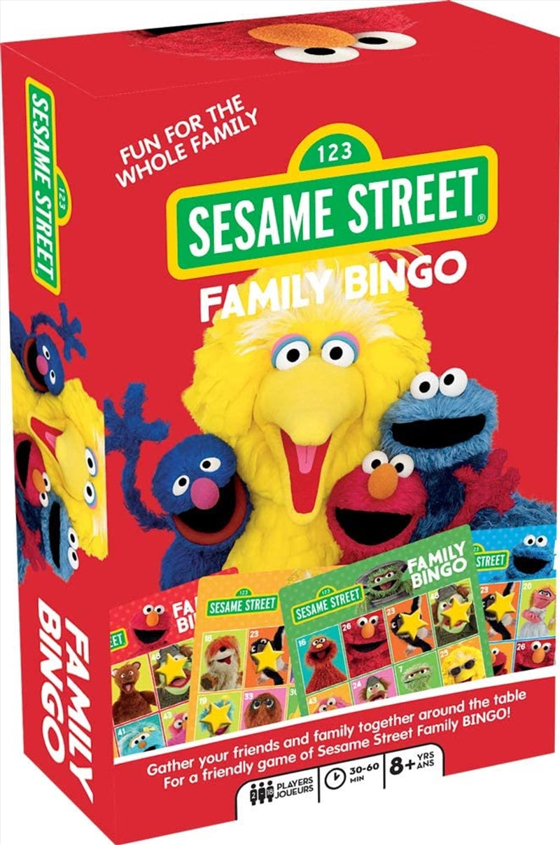 Sesame Street Character Bingo Fun