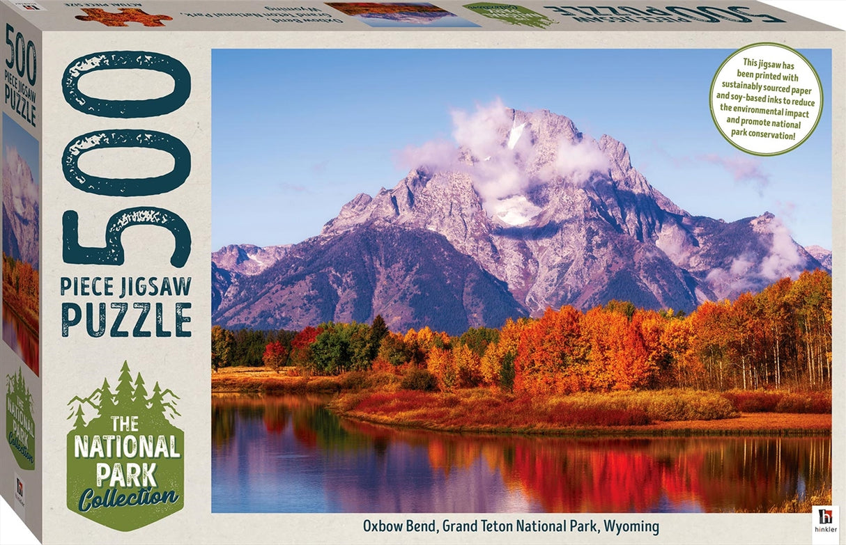 Grand Teton National Park 500-Piece Jigsaw Puzzle - Oxbow Bend Edition