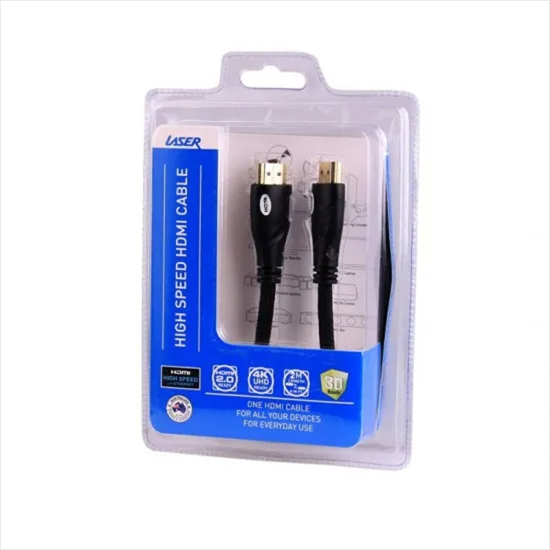 2M 4K Ultra HD HDMI Cable with High-Speed 3D Support