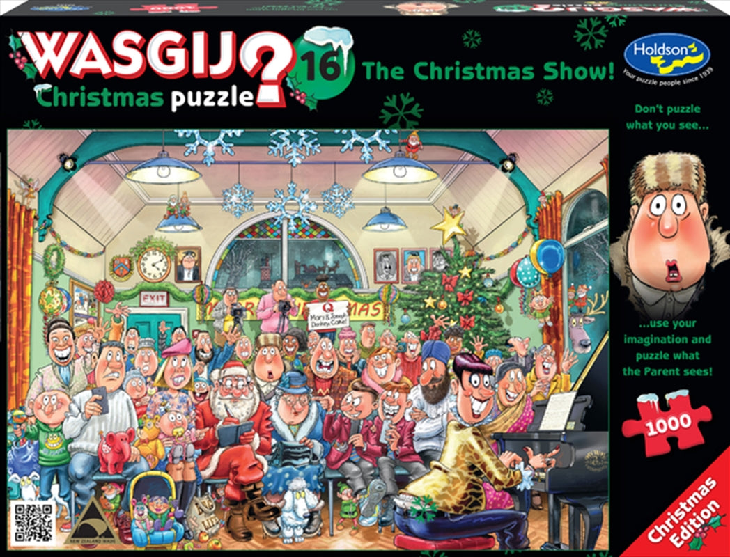 Wasgij Christmas 16 Puzzle - The Holiday Spectacle 1000 Pieces