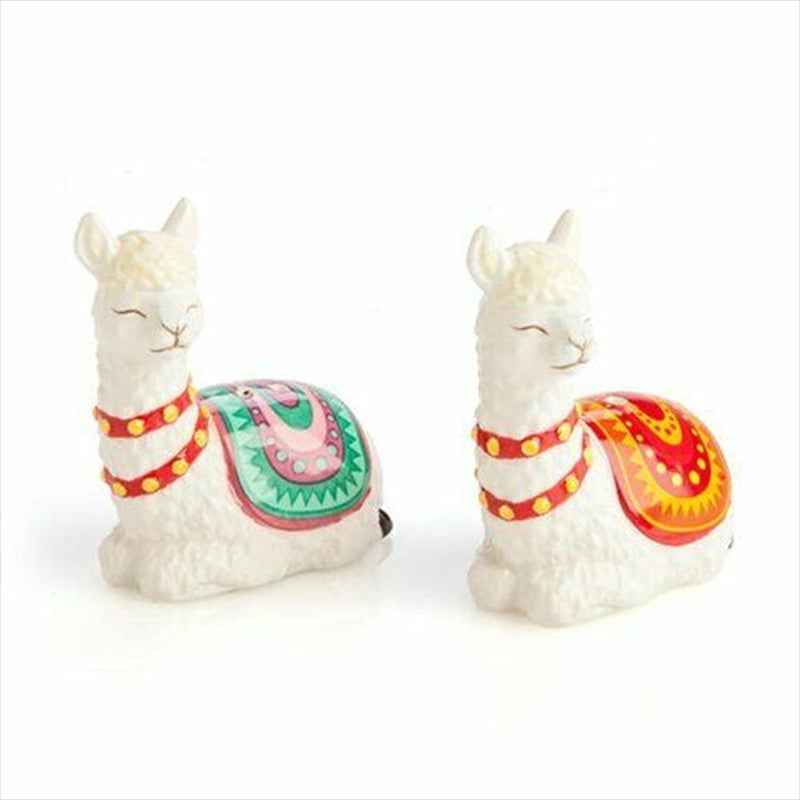 Alpaca-Inspired Salt and Pepper Shaker Duo