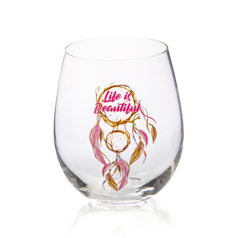 Life is Beautiful Tallulah Dream Stemless Glass