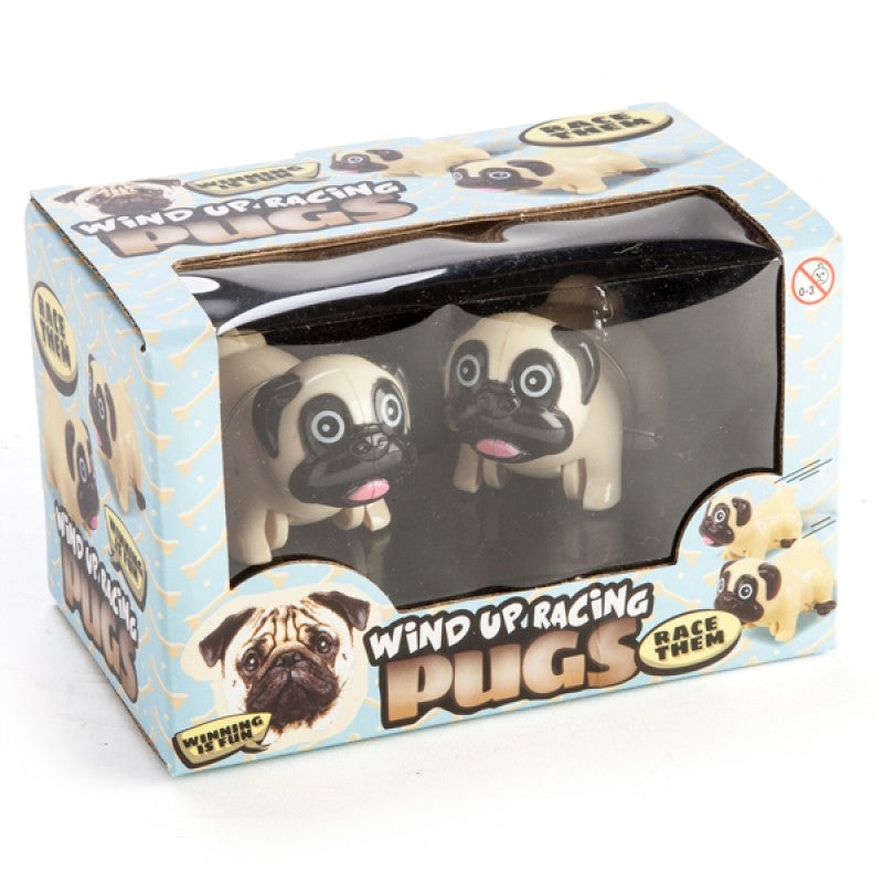 Racing Pugs on the Go - Wind Up Duo