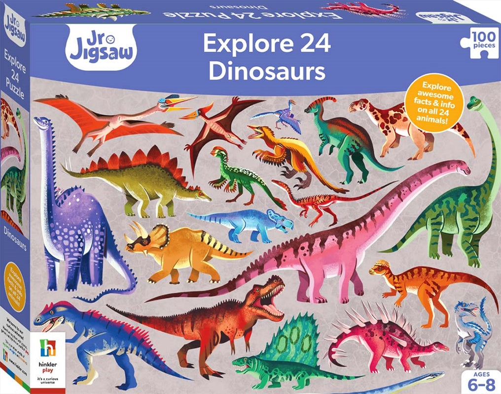 Dino Discovery 100-Piece Jigsaw Puzzle for Kids