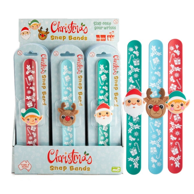 Holiday Slap Bracelet with Mix-and-Match Badges (ASSORTED DESIGNS)