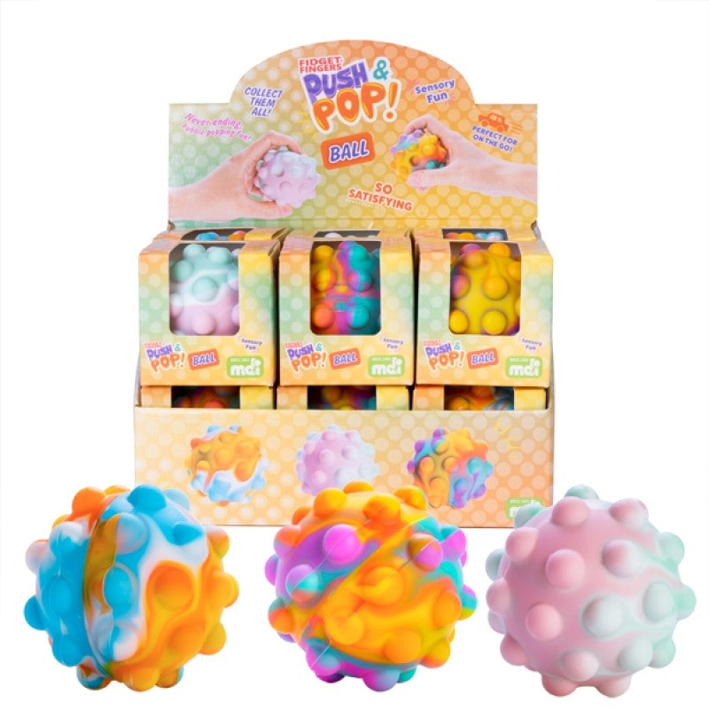 Surprise Push and Pop Ball