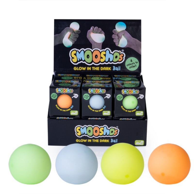 Glow-In-The-Dark Smooshy Stress Ball (Assorted Colors)