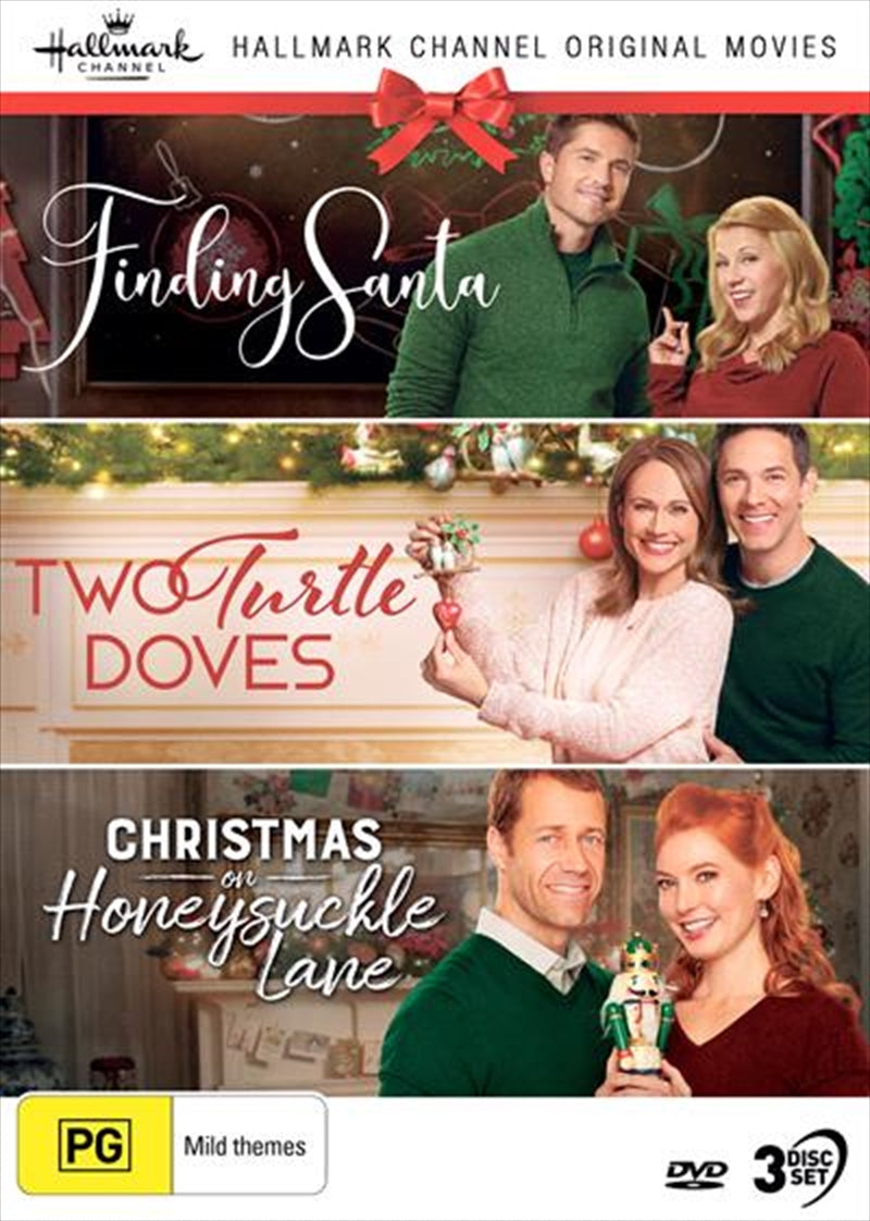 Hallmark Christmas Magic: Finding Santa, Two Turtle Doves, and Honeysuckle Lane Collection - 2 DVD Set