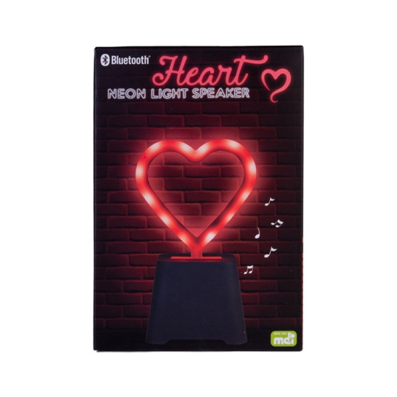 Glowing Heart Bluetooth Speaker with HD Sound