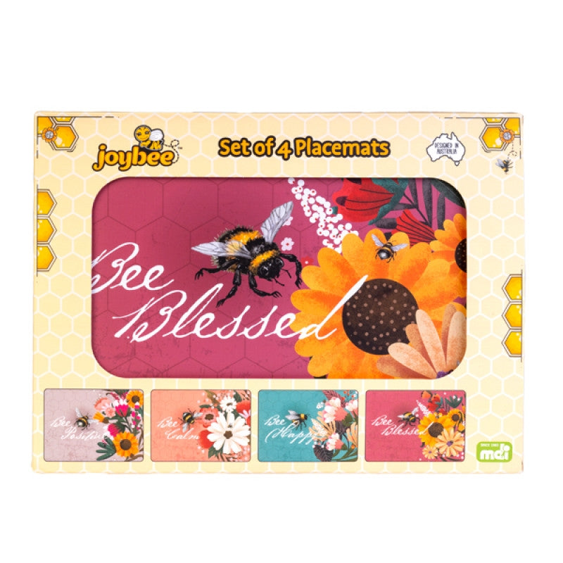 Bee-Inspired Cork Placemats Set