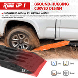 XBULL Rise Up Series 4X4 Recovery Tracks - 2PCS, 12T Capacity for Sand, Snow, and Mud with Mounting Accessories