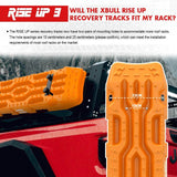 XBULL Rise Up Series 4WD Recovery Tracks - 2PCS Heavy-Duty Sand, Snow & Mud Boards with Mounting Accessories