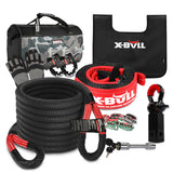 X-BULL Ultimate Off-Road Recovery Kit with Kinetic Rope and Heavy-Duty Accessories