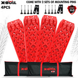 X-BULL Recovery tracks Boards 10T 2 Pairs Sand Mud Snow With Mounting Bolts pins Red