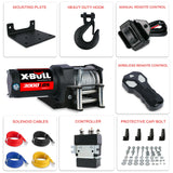 X-BULL 3000lbs Electric Winch with Steel Wire Cable - Dual Set for Boat, ATV, UTV, and Trailer Use