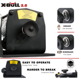 X-BULL 3000lbs Electric Winch with Steel Wire Cable - Dual Set for Boat, ATV, UTV, and Trailer Use