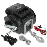 High-Performance 12V 6500LBS Electric Boat Winch with Remote Control and Steel Cable