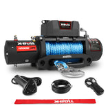 X-BULL 12000LBS 12V Electric Winch with Synthetic Rope and Wireless Remote for 4WD/4X4 Vehicles