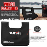 X-BULL 13-Piece 4WD Recovery Kit with Kinetic Rope, Snatch Strap, Soft Shackles, and Winch Accessories