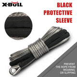 X-BULL Winch Rope 5.5mm x 13m Dyneema Synthetic Rope Tow Recovery Offroad 4wd4x4