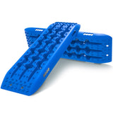 X-BULL Gen 2.0 Recovery Tracks - 2pcs Heavy-Duty Sand/Snow/Mud Traction Boards for 10T 4WD Vehicles - Blue