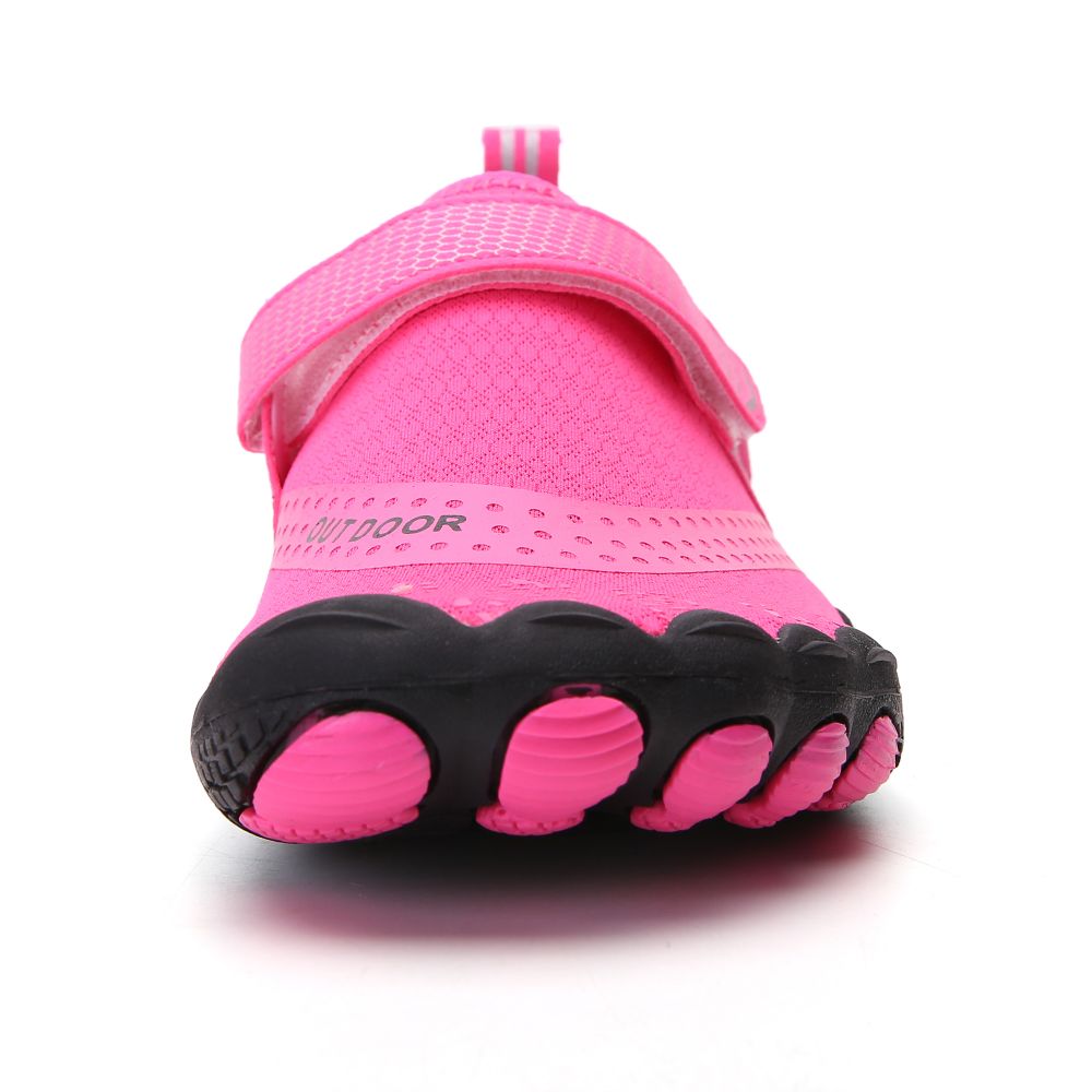 Women Water Shoes Barefoot Quick Dry Aqua Sports Shoes - Pink Size EU38 = US5