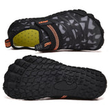 Kids Water Shoes Barefoot Quick Dry Aqua Sports Shoes Boys Girls (Pattern Printed) - Black Size Bigkid US6.5 = EU38