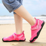 Kids Water Shoes Barefoot Quick Dry Aqua Sports Shoes Boys Girls - Pink Size Bigkid US3 = EU34