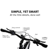 Valk Metro ST 5 + Electric Bike, Mid-Drive, Step-Through, Medium, Dark Grey