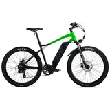 VALK MX7 Electric Bike, Medium frame Mountain ebike, Black and Lime Green