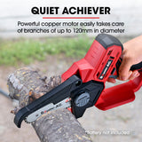 BAUMR-AG SW1 20V Cordless Mini Chainsaw Skin Only, Electric Battery Powered Tree Pruner