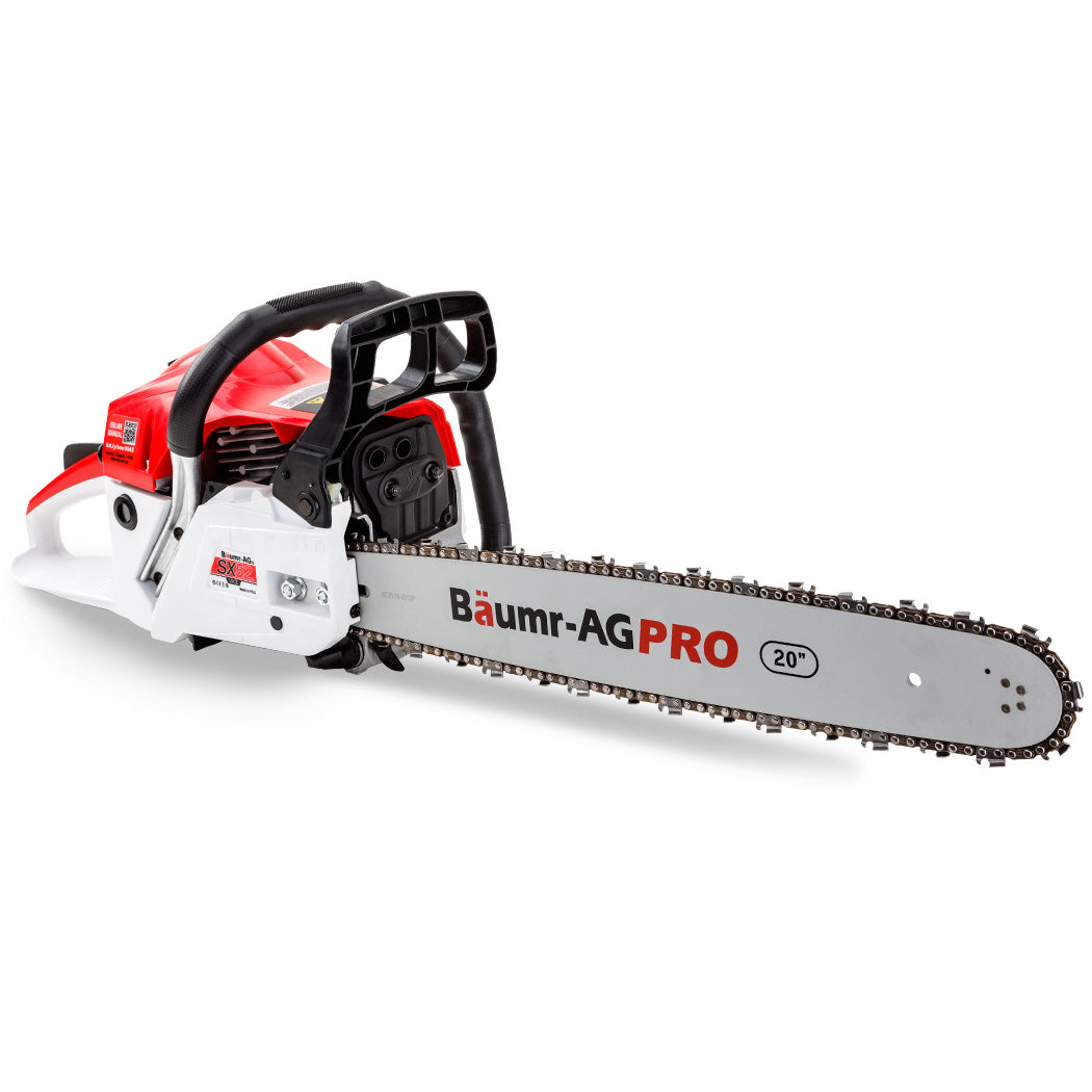 Baumr-AG 52CC Petrol Commercial Chainsaw 20 Bar E-Start Chain Saw