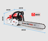 Baumr-AG 52CC Petrol Commercial Chainsaw 20 Bar E-Start Chain Saw