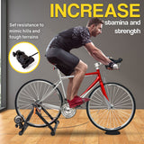 PROFLEX Indoor Bicycle Trainer - Bike Cycling Stationary Magnetic Stand Training - Front View