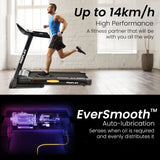 PROFLEX TRX4 Electric Treadmill, Medium Size, Foldable, Suspension, Bluetooth, USB/MP3, Pulse Sensors, Fitness Tracker