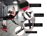 PROFLEX Weight Bench Workout Gym Press Adjustable Lifting Fitness Folding Bands - Top-Down View