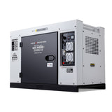 GENPOWER 8.4kW Peak 6kW Rated Commercial Diesel Generator, RCD Safety Switch, Electric Key Start, 2 x 15A, Single Phase