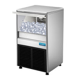 POLYCOOL Commercial Ice Maker Machine, up to 45kg/24hr, Donper Compressor, Undercounter, Freestanding