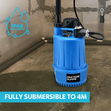 PROTEGE Tight Access Clean/Grey Water Submersible Sump Pump, Vertical Float Switch