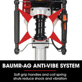 Baumr-AG 52cc 2-Stroke Petrol Post Driver with 2 Drive Sockets