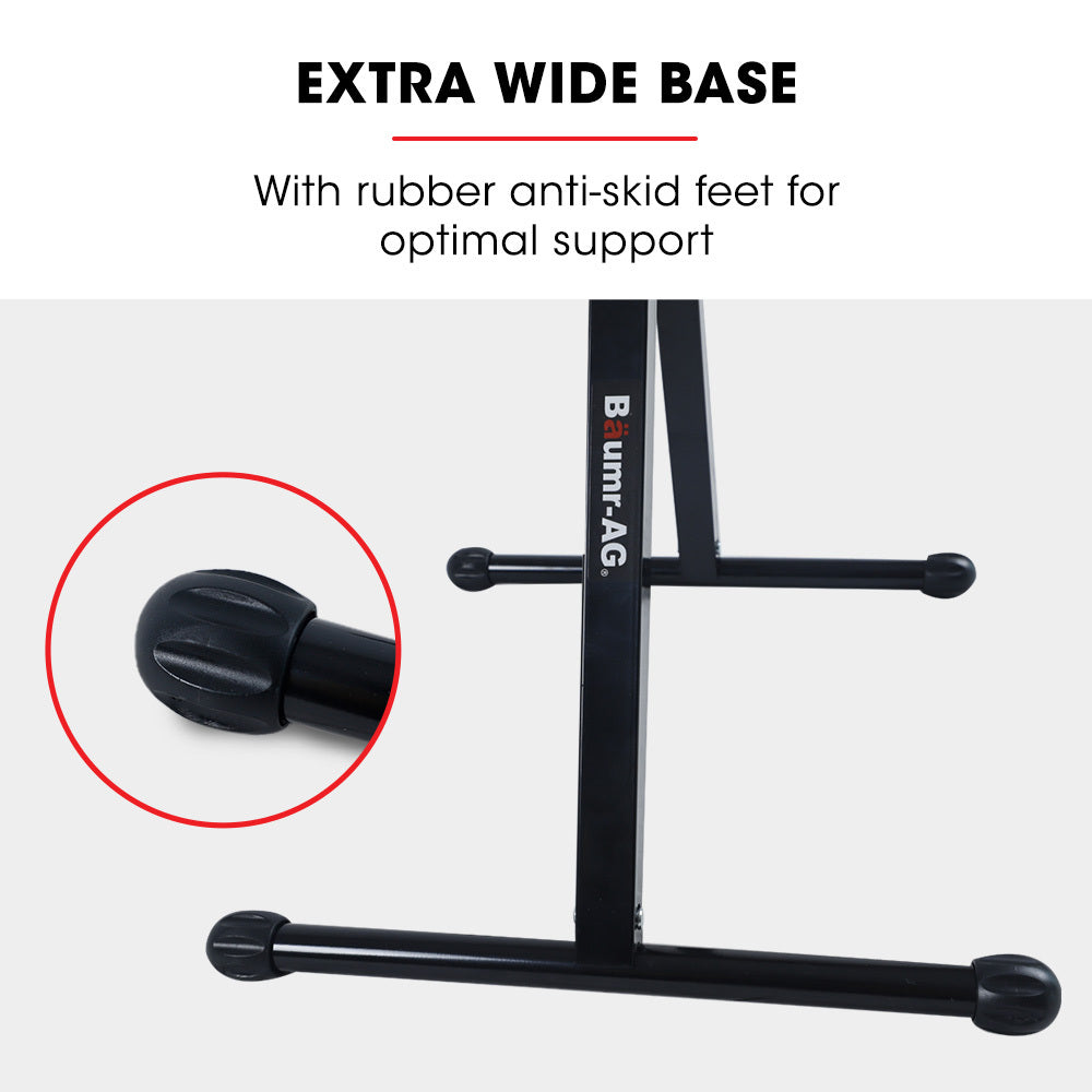 Baumr-AG Height Adjustable Roller Support Stand, 60kg Capacity, Folding